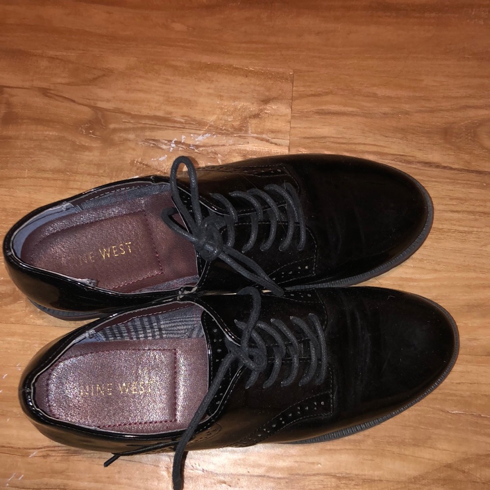 Leather oxfords
